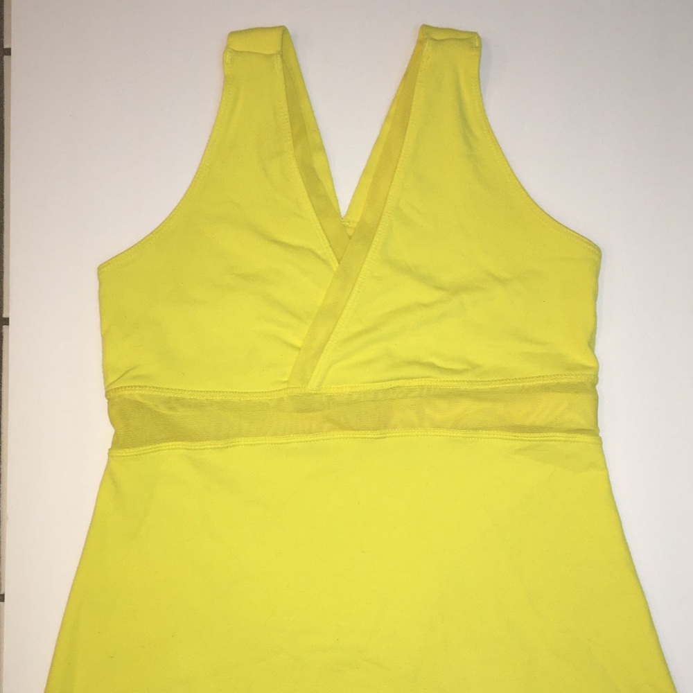 Yellow Lululemon Workout Top.